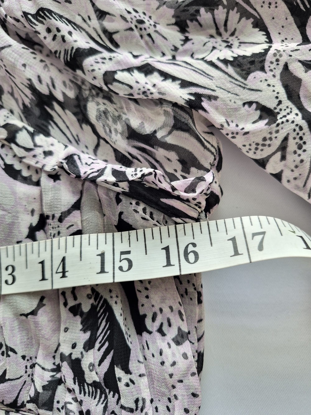 Anthropologie Black & White Square Neck Smocked Midi Dress S - Picture 16 of 16